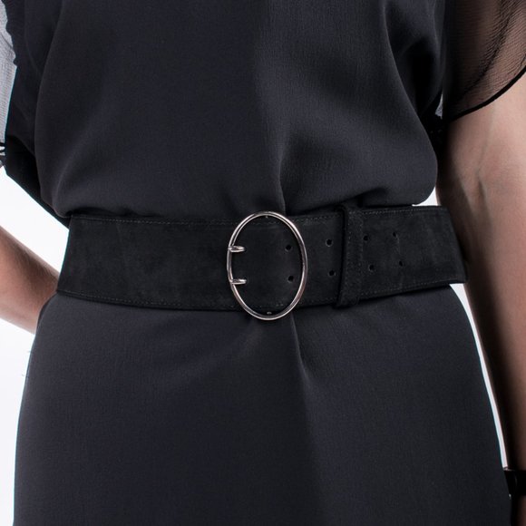 PRADA BLACK CLASSIC BELT | WOMENS SIZE 75CM - Picture 1 of 5